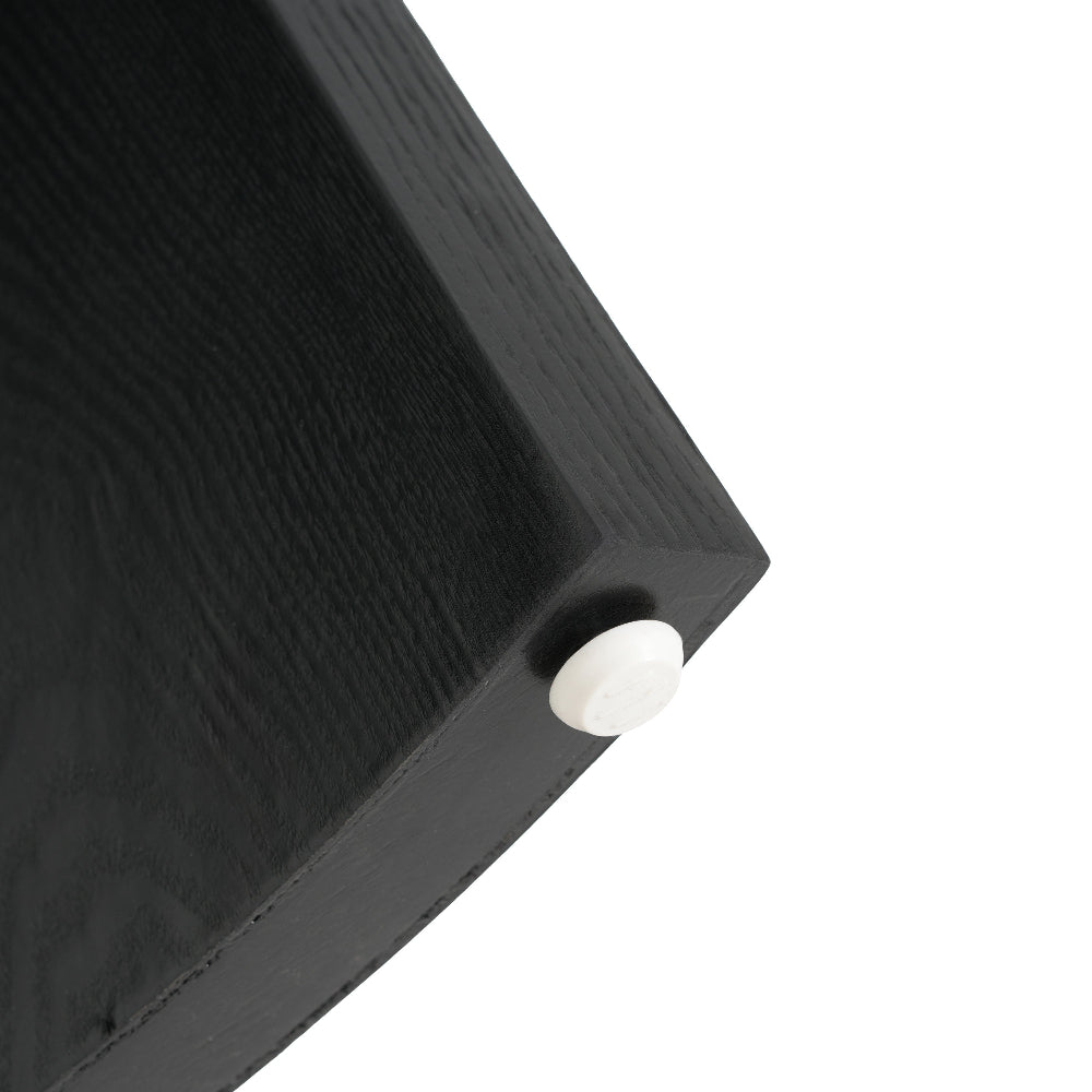 Modern Black Oval Dining Table | OROA