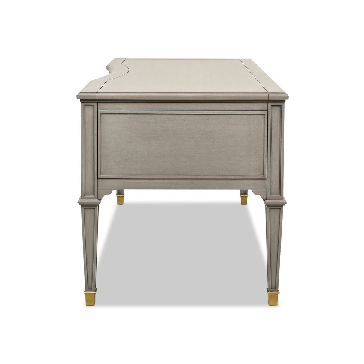 5 Drawer Executive Desk - Dove Gray