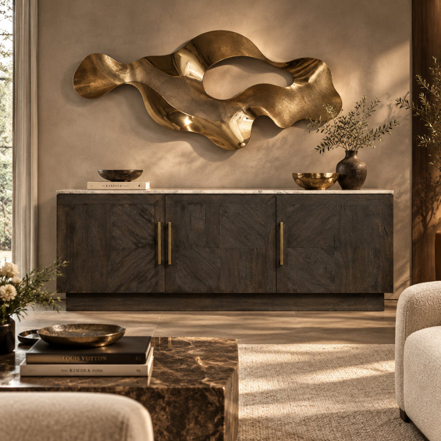 luxury brown cabinet sideboard - oroa.com