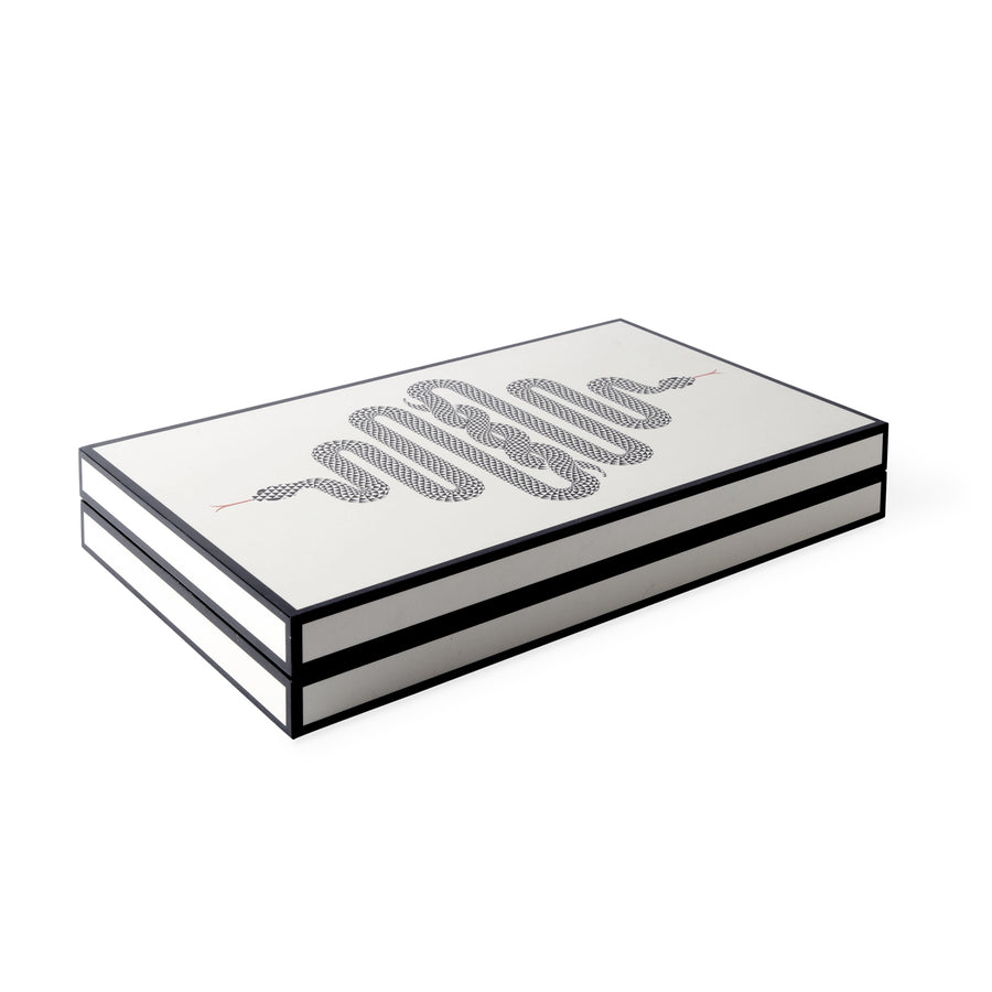 High-Gloss Lacquer Backgammon Set | Jonathan Adler Eden | Oroa.com