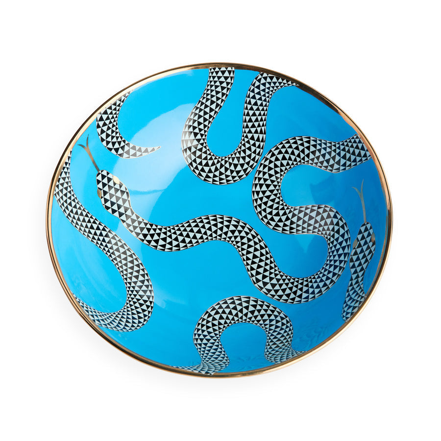 Blue Porcelain Serpent Bowl | Jonathan Adler Eden | Oroa.com