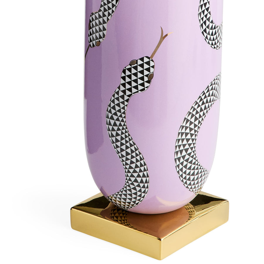 Purple Porcelain Serpent Flared Vase | Jonathan Adler Eden | Oroa.com