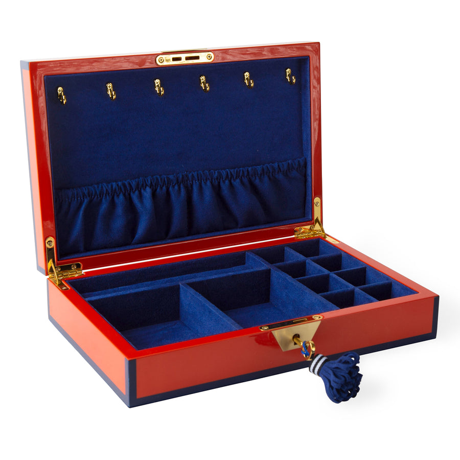 Orange Lacquer Jewelry Box | Oroa.com