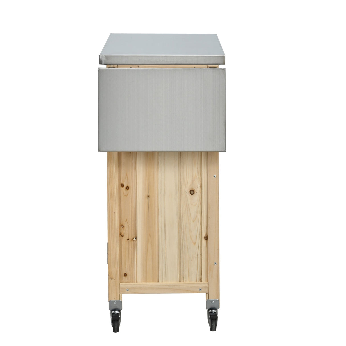 Foldable Outdoor Kitchen Island Patio Kitchen Island - Wood