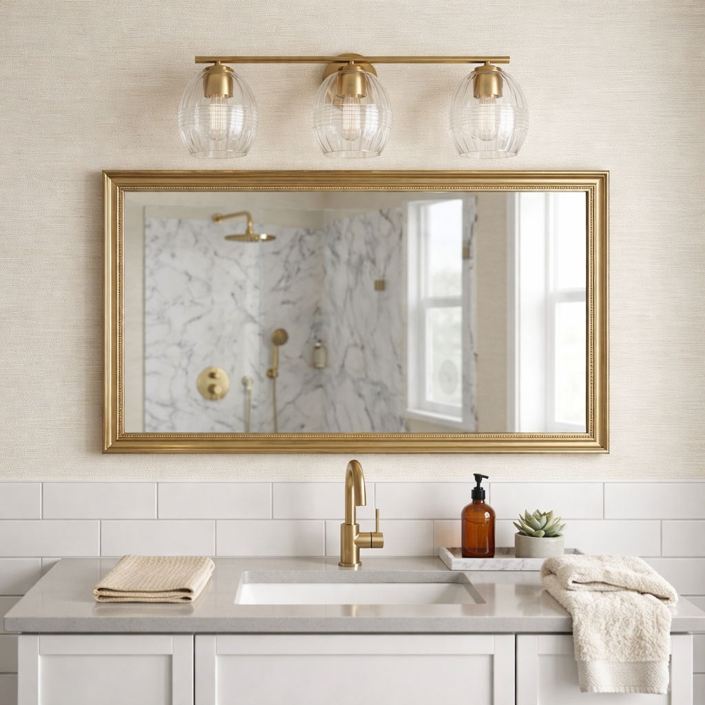 Luster Vanity Satin Brass - OROA