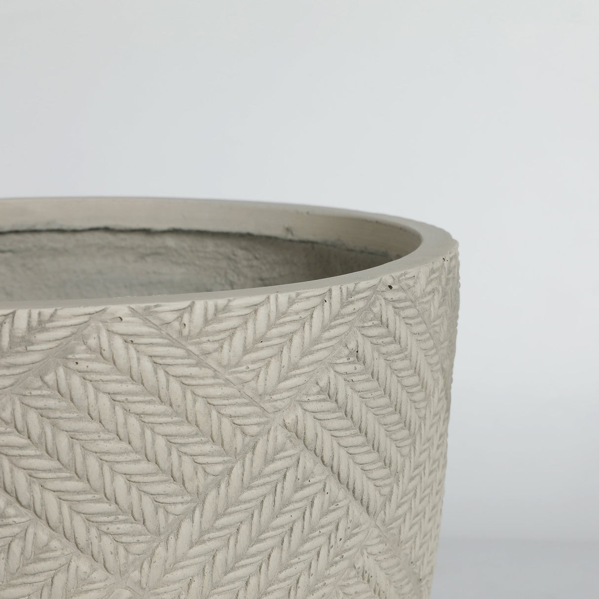 Round Concrete Planter (S/2)