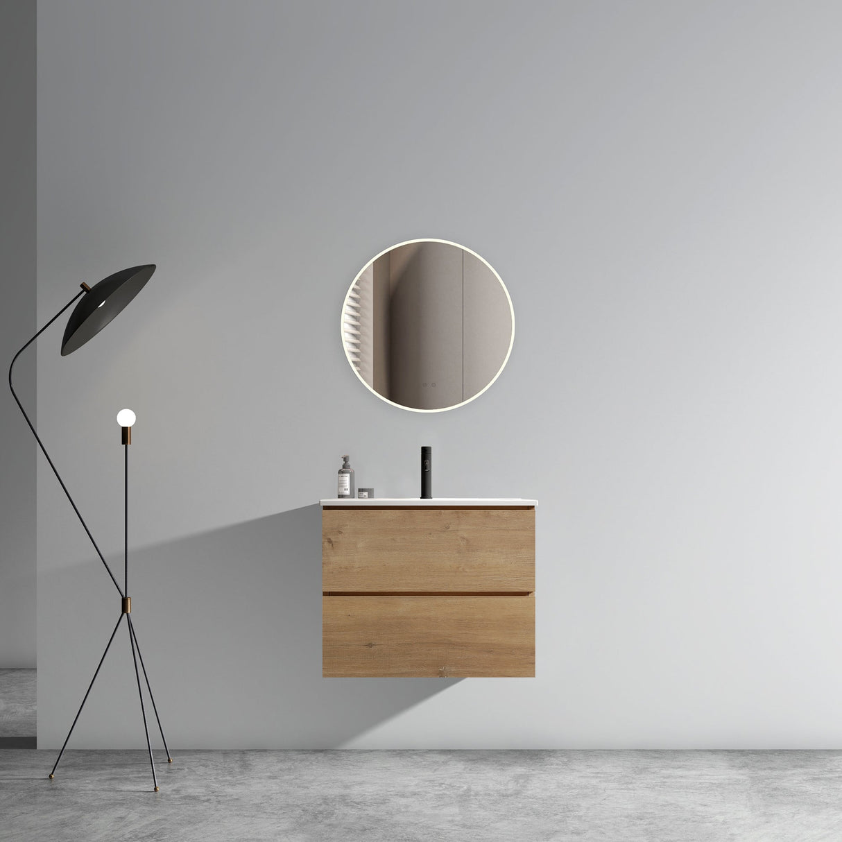 24" Wall Mount Bathroom Vanity - OROA