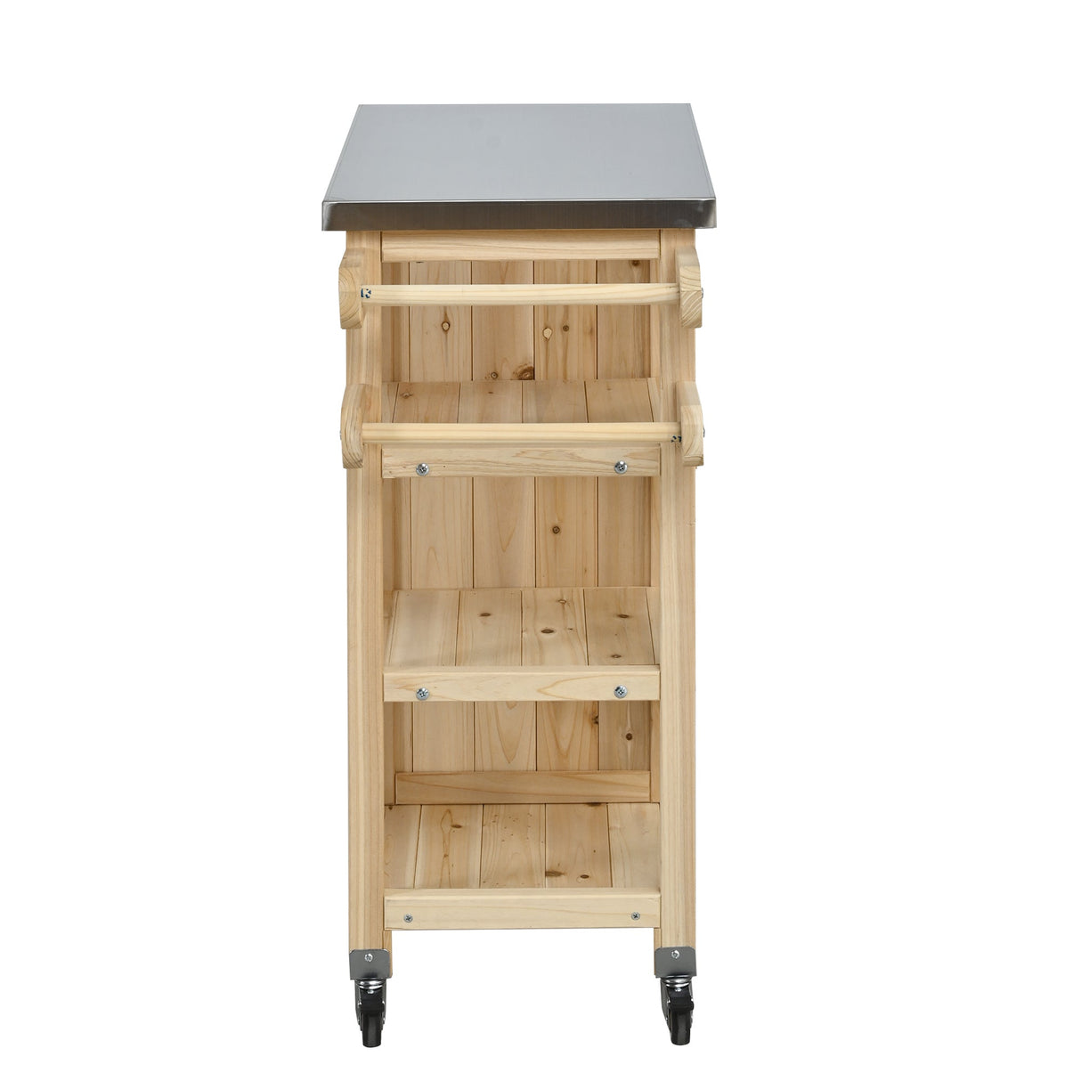 Foldable Outdoor Kitchen Island Patio Kitchen Island - Wood