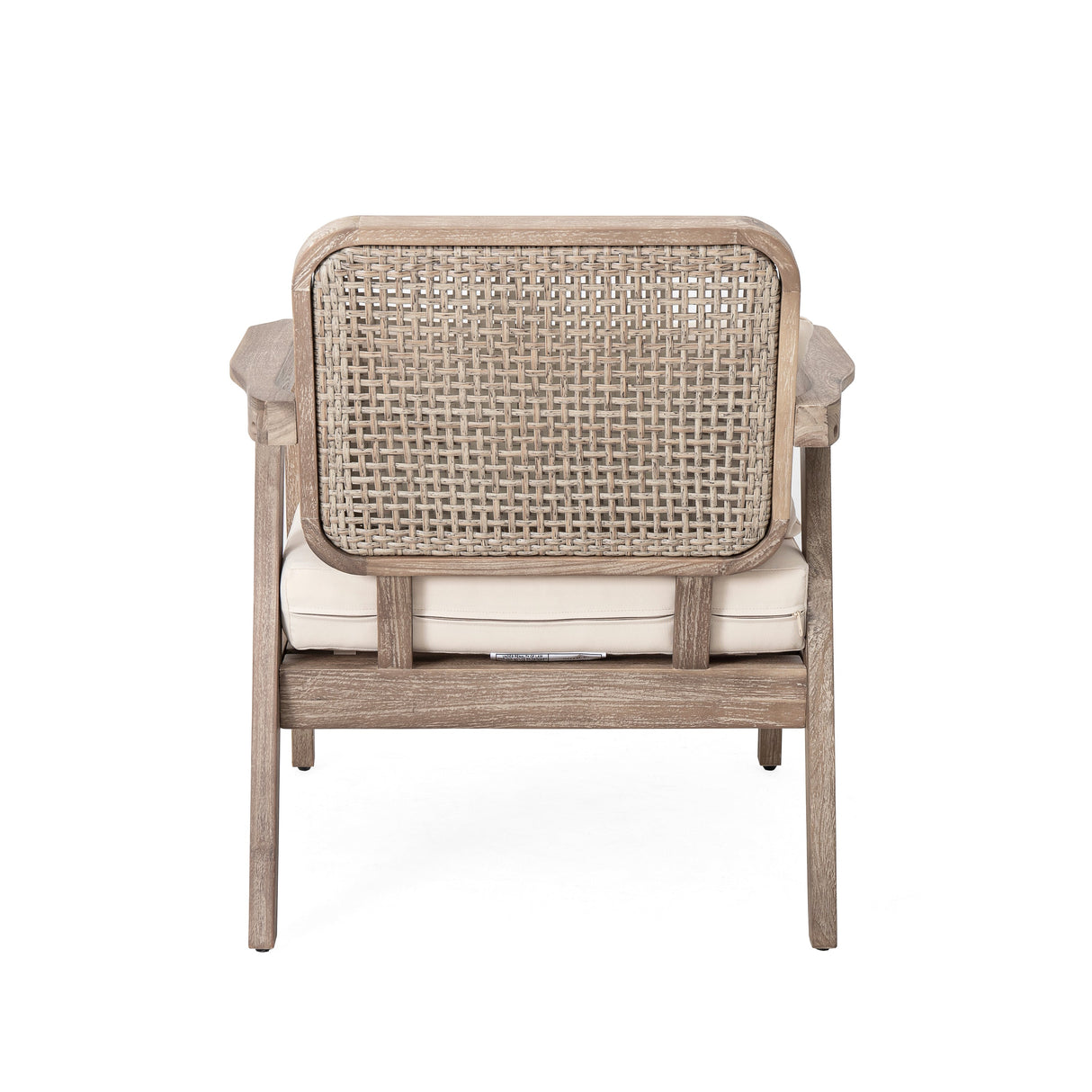 Outdoor Acacia Wood Patio Club Chair - OROA