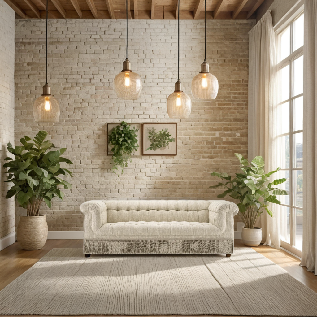 Cream Boucle Tufted Fringe Sofa | Eichholtz Dorantes