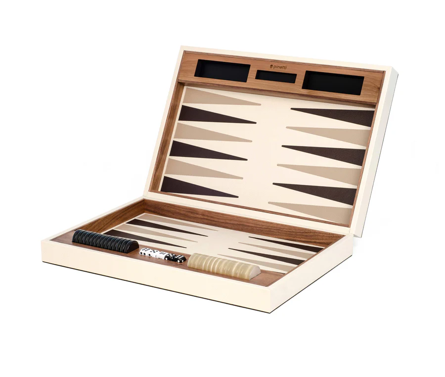 Walnut Wood Backgammon Set – alternate view 10