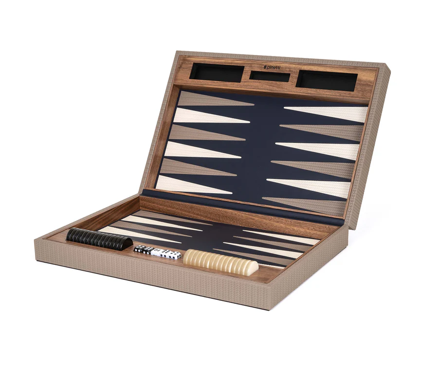 Walnut Wood Backgammon Set – alternate view 6