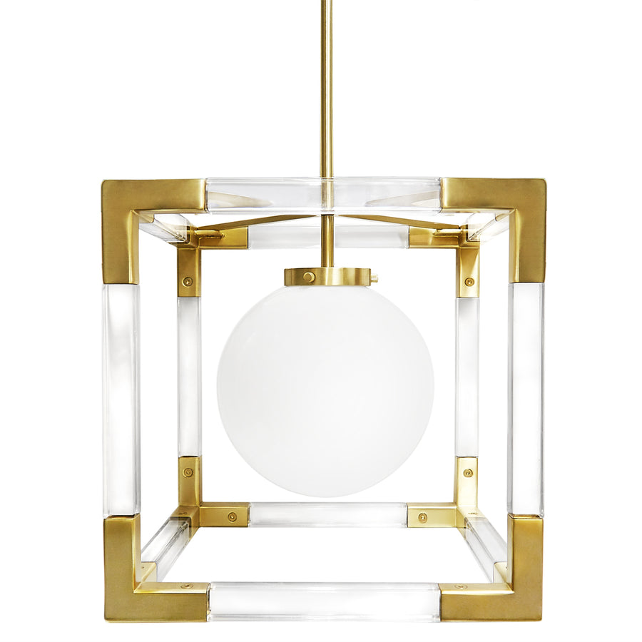 Acrylic Framed Pendant Light | Jonathan Adler Jacques | Oroa.com