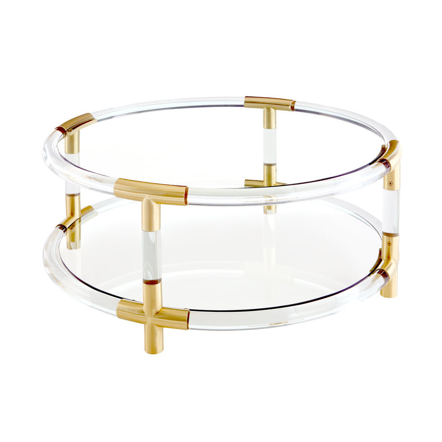 Round Acrylic Cocktail Table | Jonathan Adler Jacques | Oroa.com