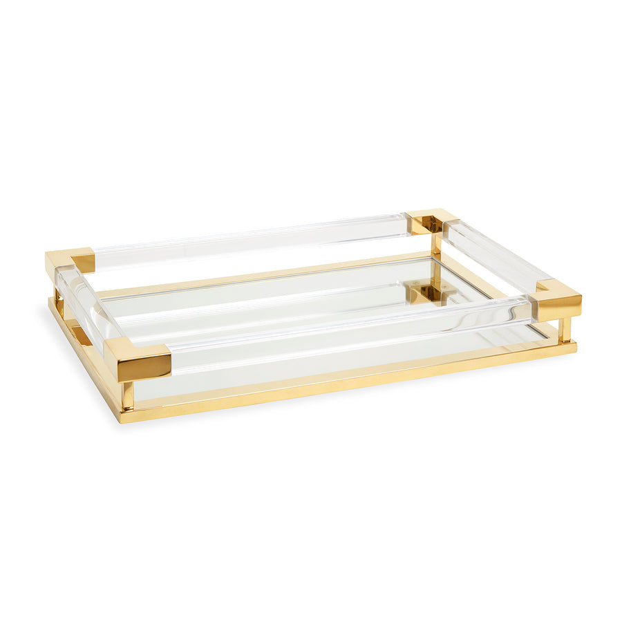 Clear Acrylic Rectangular Tray | Jonathan Adler Jacques | Oroa.com