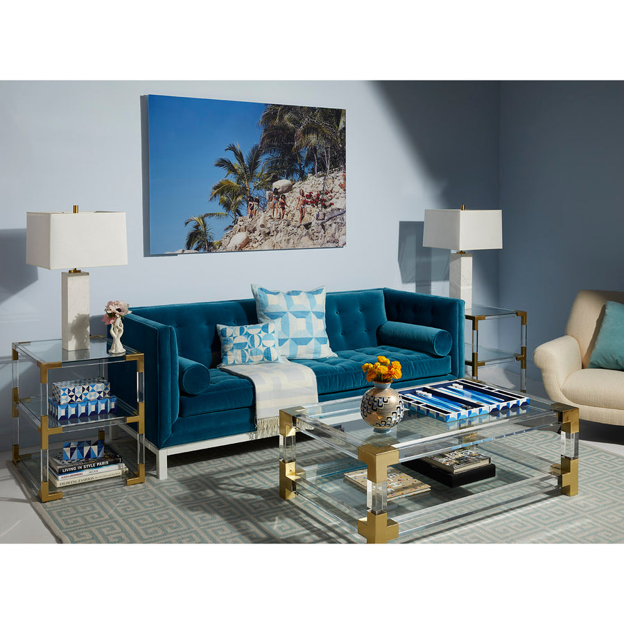 Two-Tier Glass Cocktail Table | Jonathan Adler Jacques | Oroa.com