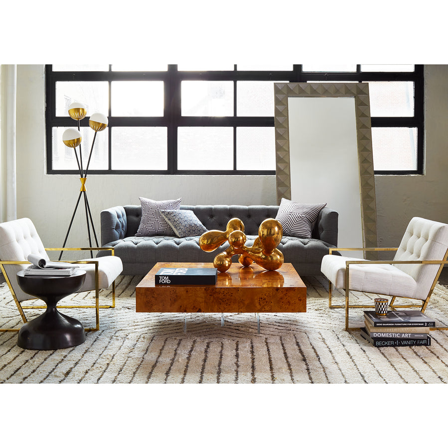 Glass Sphere Tripod Floor Lamp – Caracas – rear view