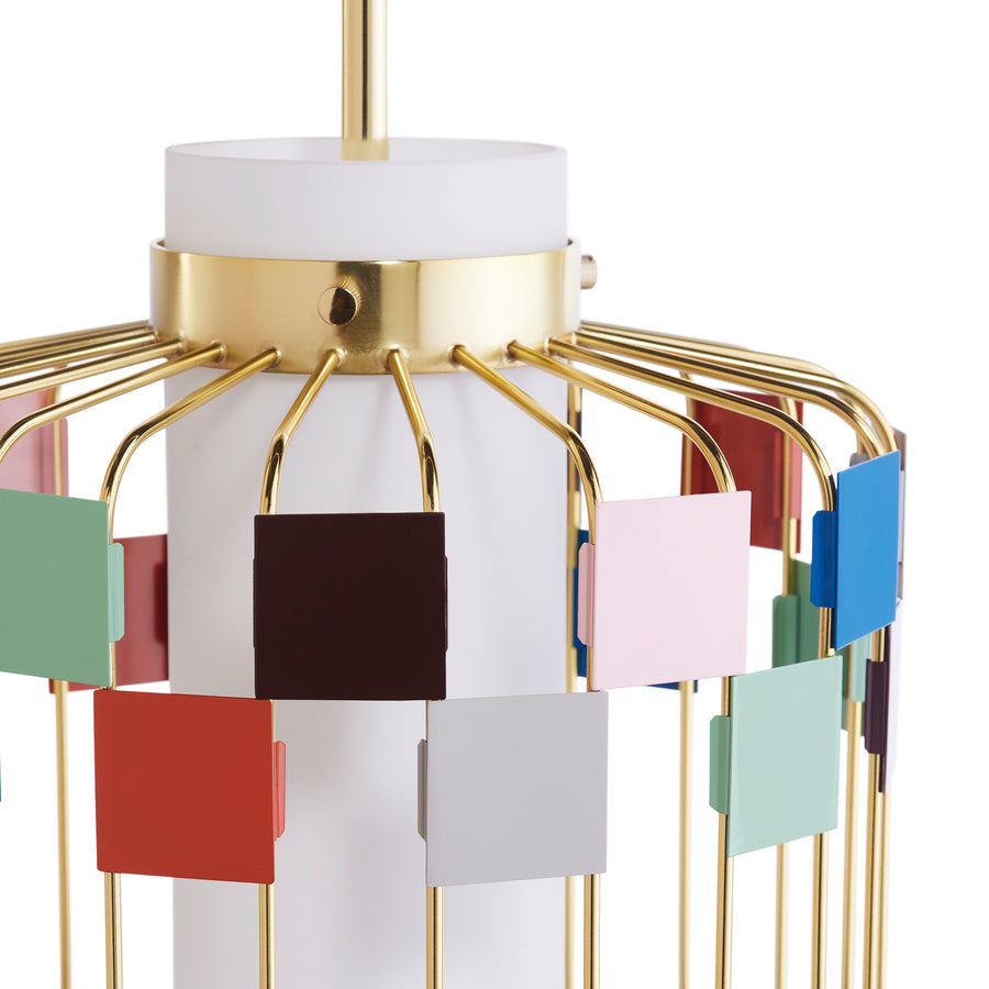 Brass Cage Pendant Lamp | Jonathan Adler Miami | Oroa.com
