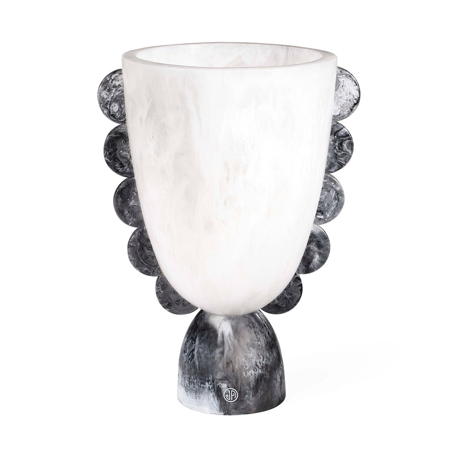 Black & White Scalloped Jar | Jonathan Adler Mustique