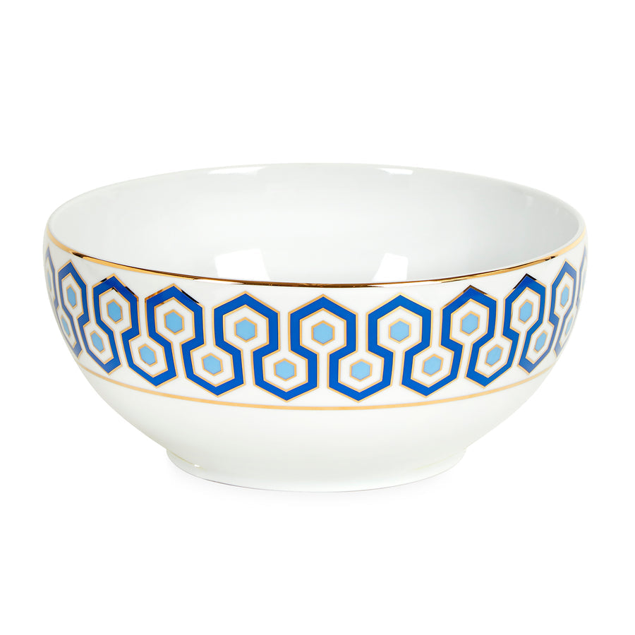 Hexagon Pattern Porcelain Serving Bowl | Jonathan Adler Newport | Oroa.com