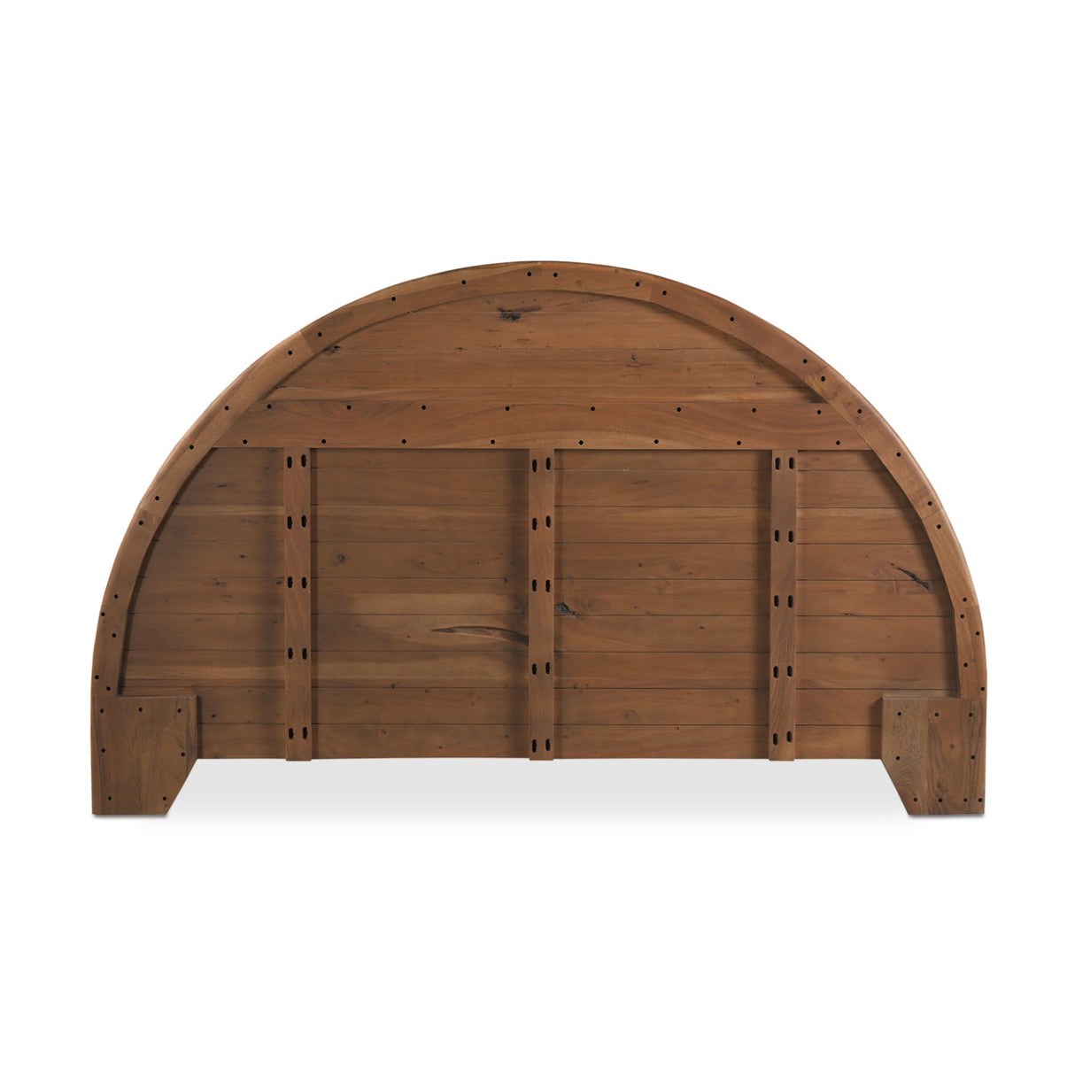Modern European furniture - Arched Acacia Wood Bed - www.oroa.com