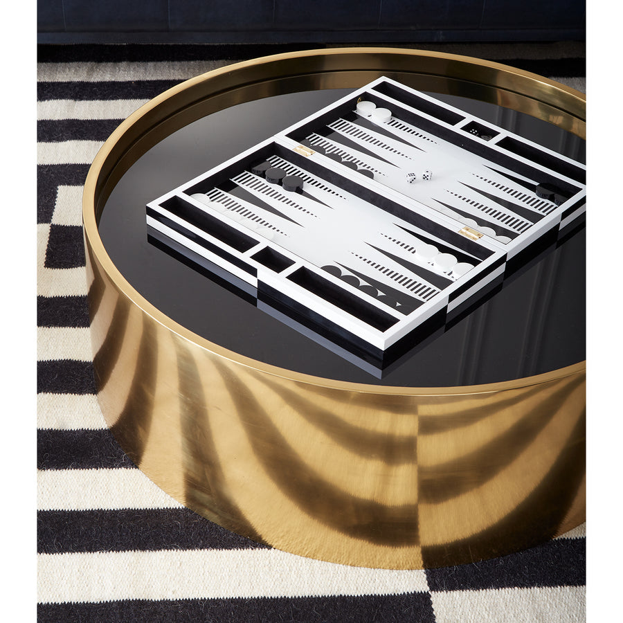 Black & White Backgammon Set | Jonathan Adler Op Art | Oroa.com