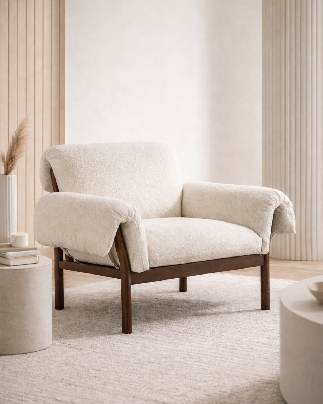 Modern European furniture - Ash-Framed Lounge Chair - www.oroa.com