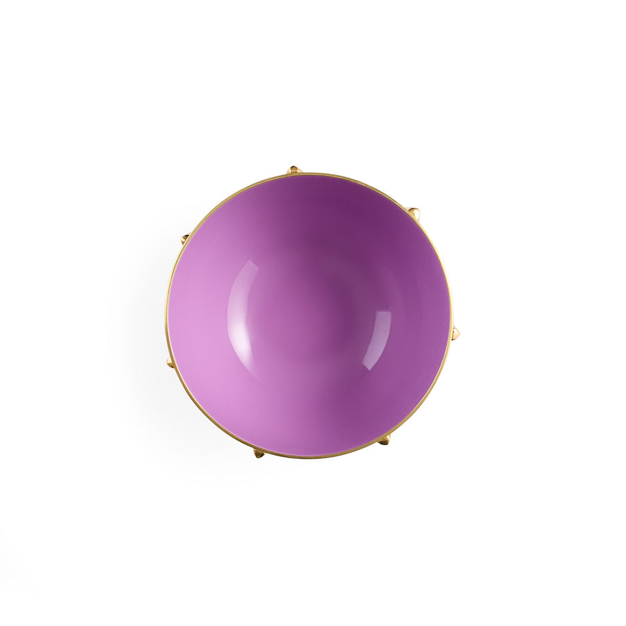 Lavender Interior Brass Bowl | Jonathan Adler Oscal | Oroa.com