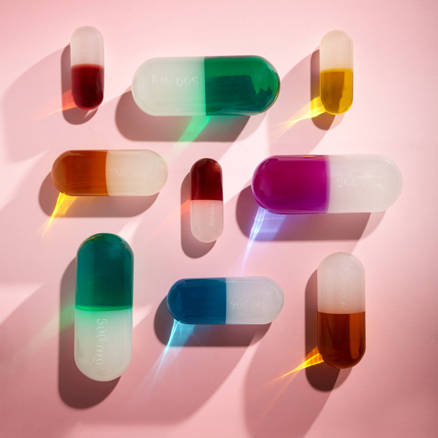 Acrylic Capsule Decorative Object M | Jonathan Adler Pill | Oroa.com