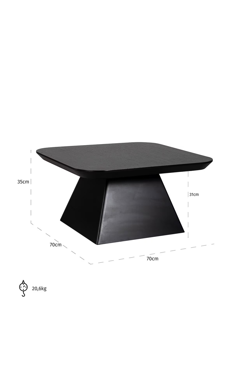 Oak Modern Coffee Table | Oroa.com