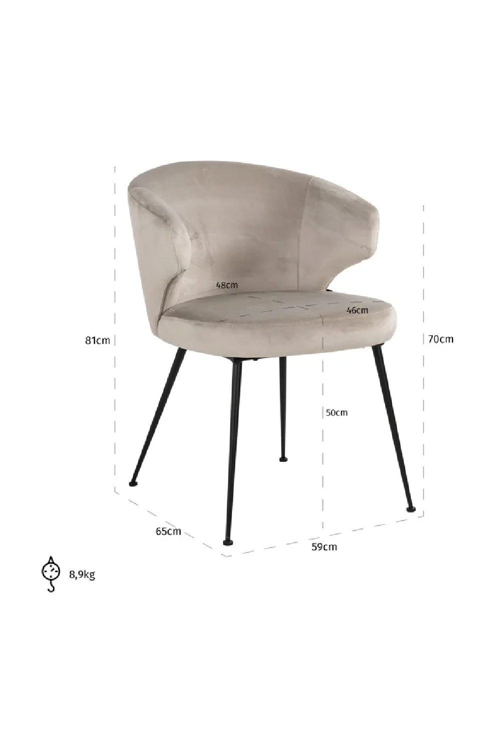 Modern Dining Chair | Oroa.com