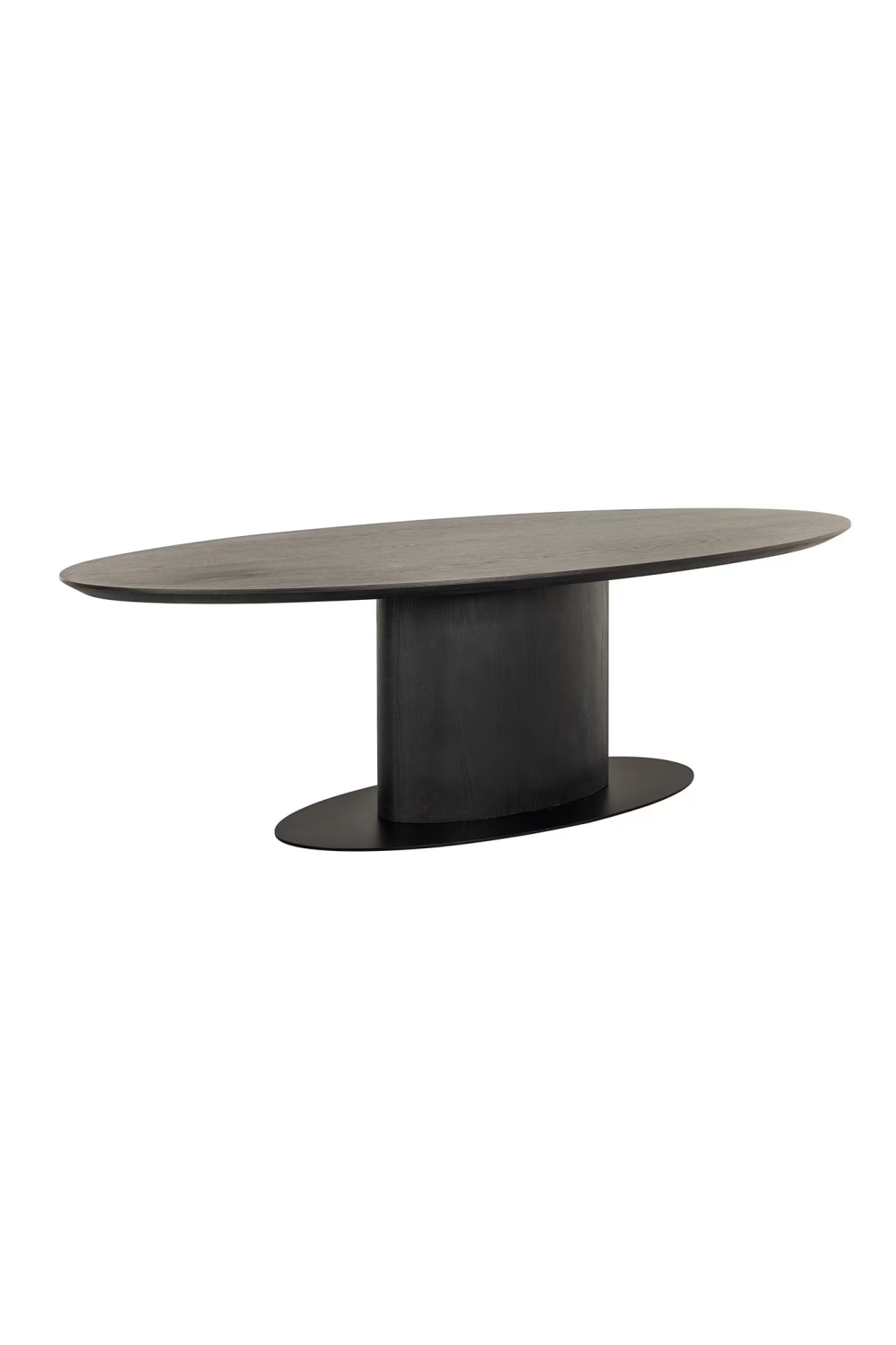 Brown Wooden Oval Dining Table | Oroa.com