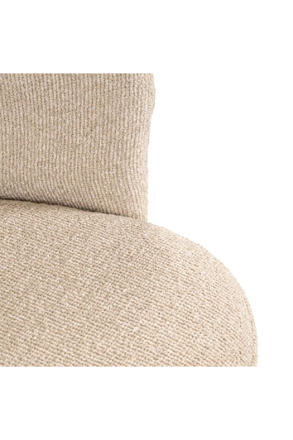 Cream Upholstered Swivel Chair | Oroa.com