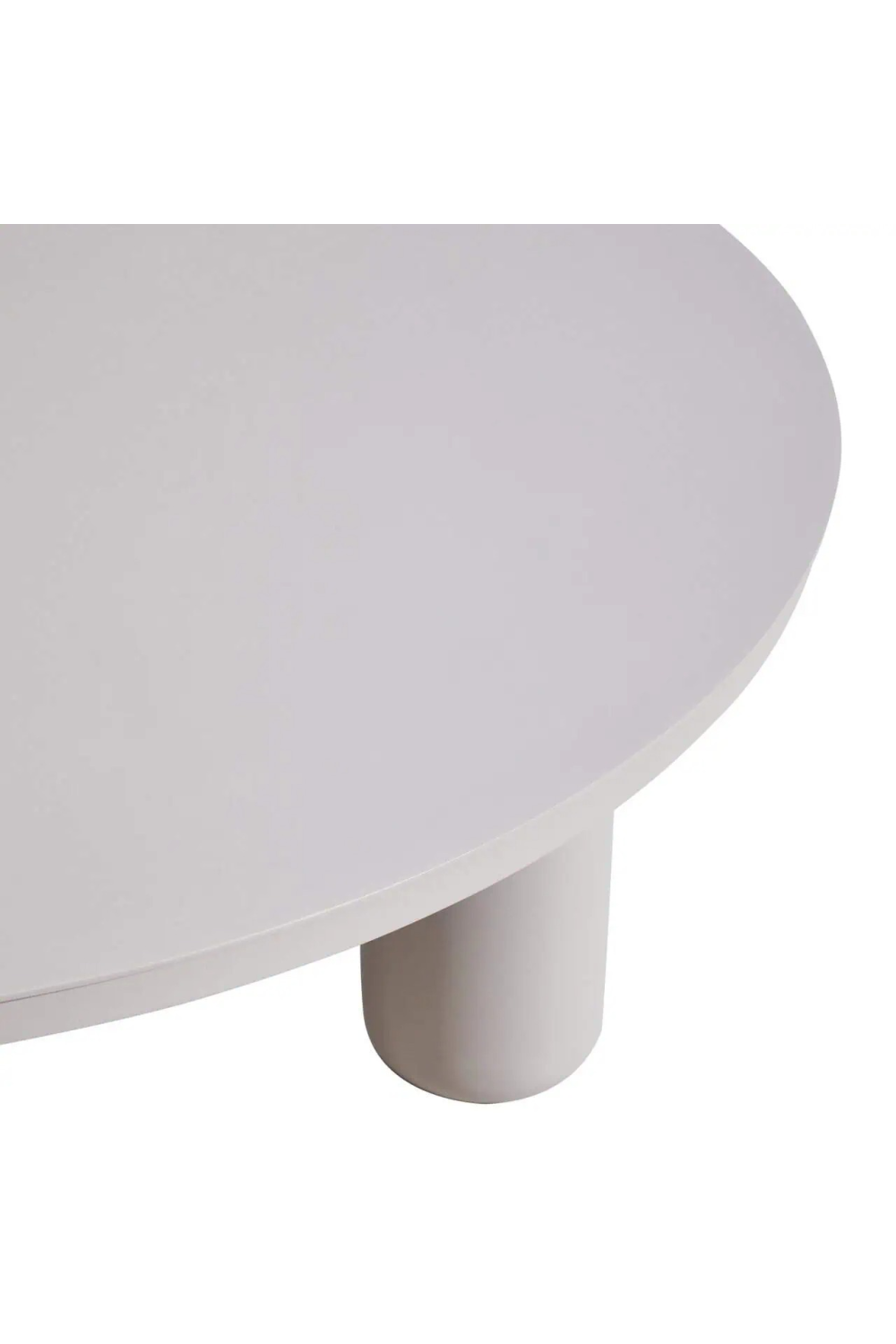 Beige Round Outdoor Coffee Table | Oroa.com