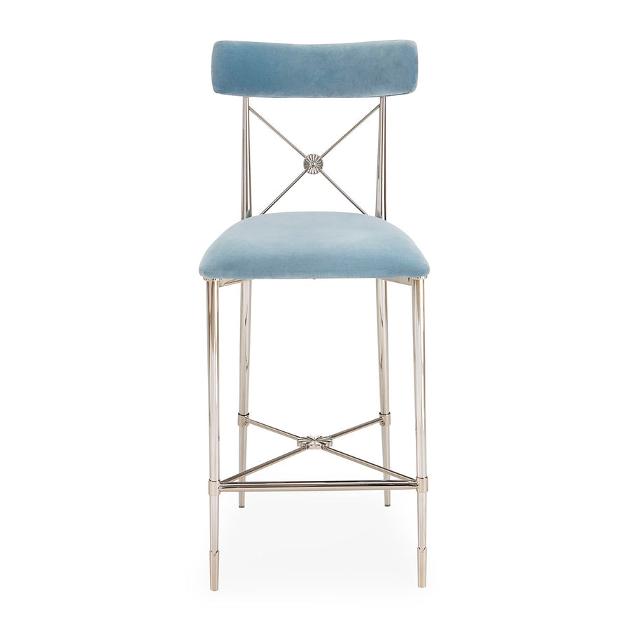 Velvet Counter Stool | Jonathan Adler Rider | Oroa.com