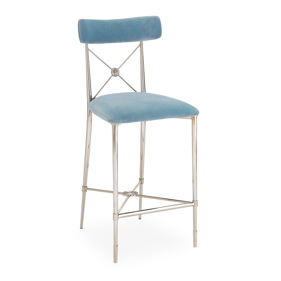 Velvet Counter Stool | Jonathan Adler Rider | Oroa.com