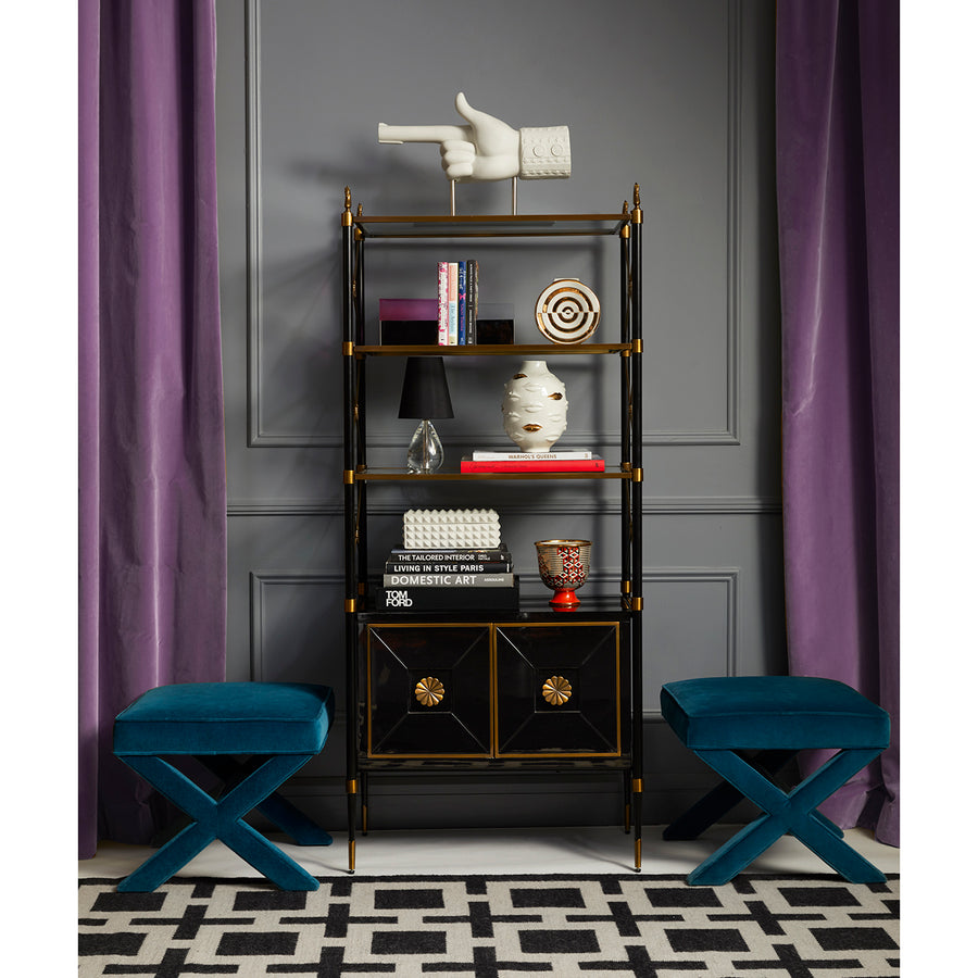 Upholstered Square Bench | Jonathan Adler X | Oroa.com