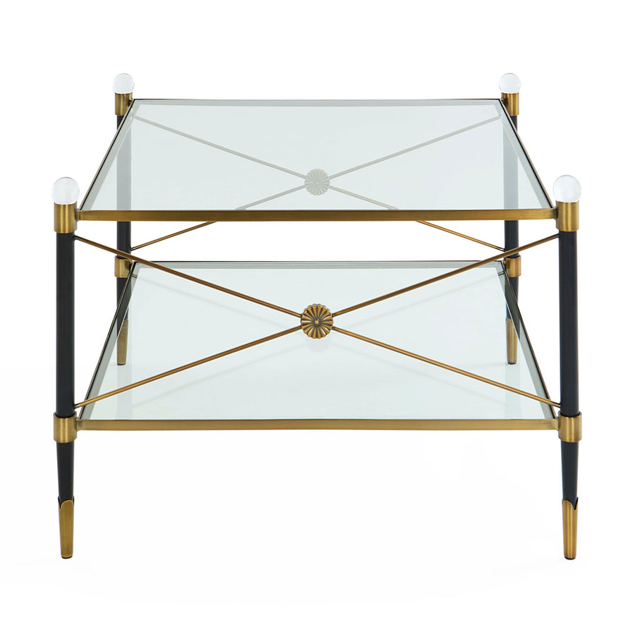 Two-Tier Glass Coffee Table | Jonathan Adler Rider | Oroa.com