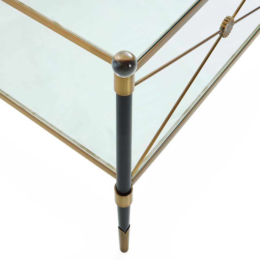 Two-Tier Glass Coffee Table | Jonathan Adler Rider | Oroa.com