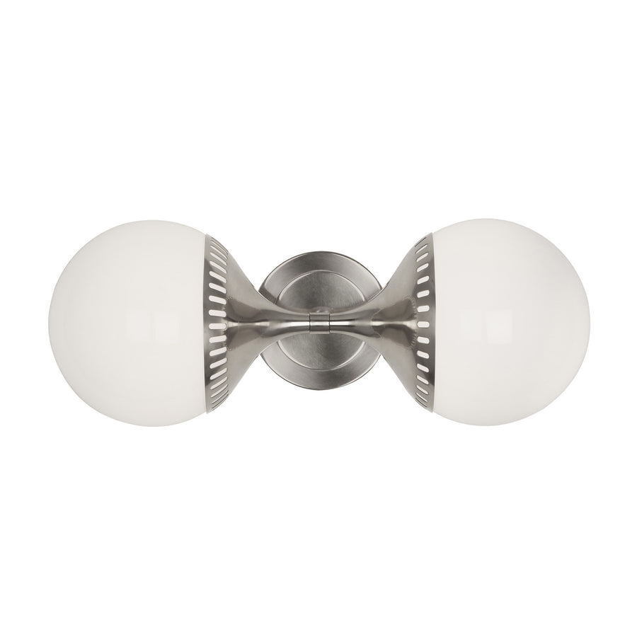 Double White Glass Wall Lamp | Jonathan Adler Rio | Oroa.com