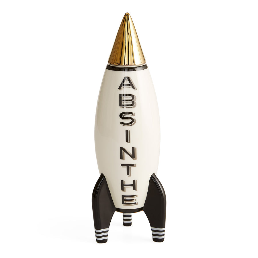 Porcelain Typography Decanter | Jonathan Adler Rocket Absinthe | Oroa.com