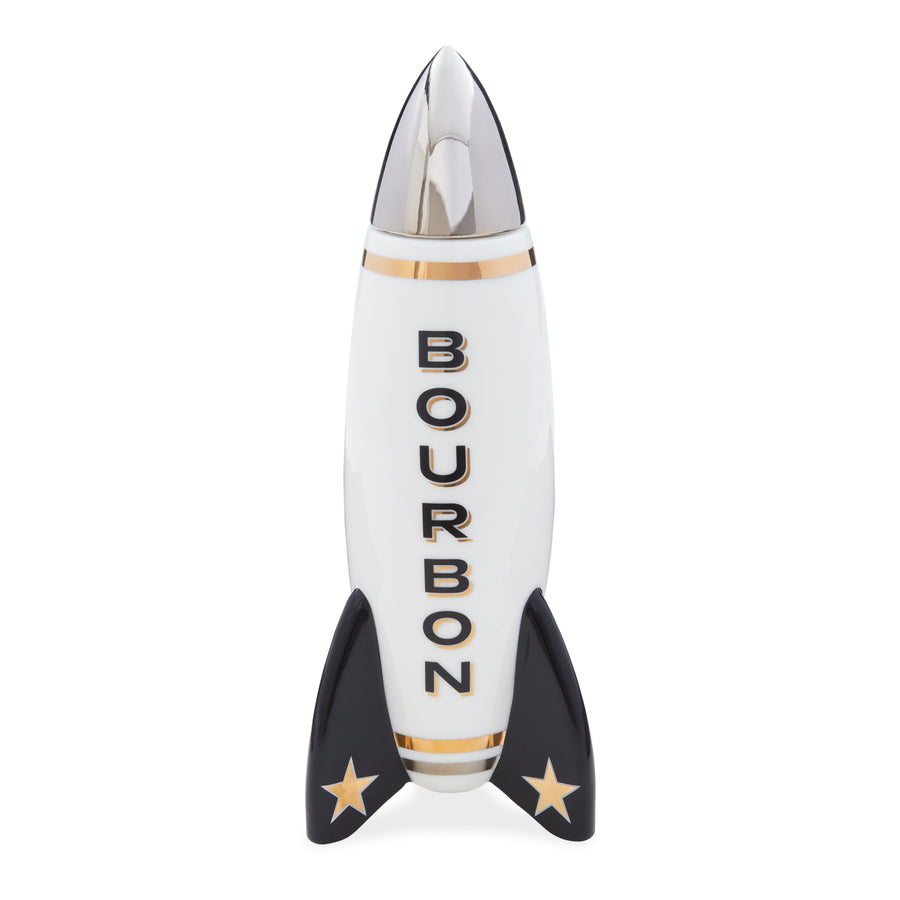Glossy Porcelain Bourbon Decanter | Jonathan Adler Rocket
