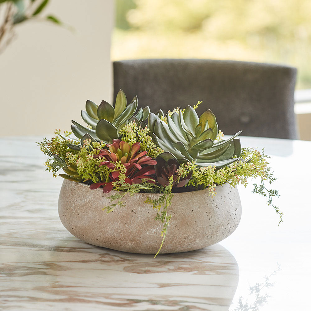 Lifelike Succulent Arrangement - OROA