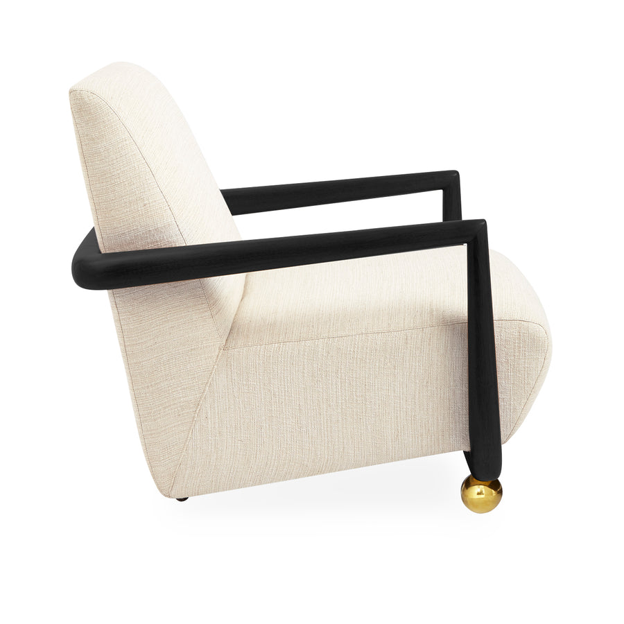 Golden Orb Leg Club Chair | Jonathan Adler St. Germain | Oroa.com