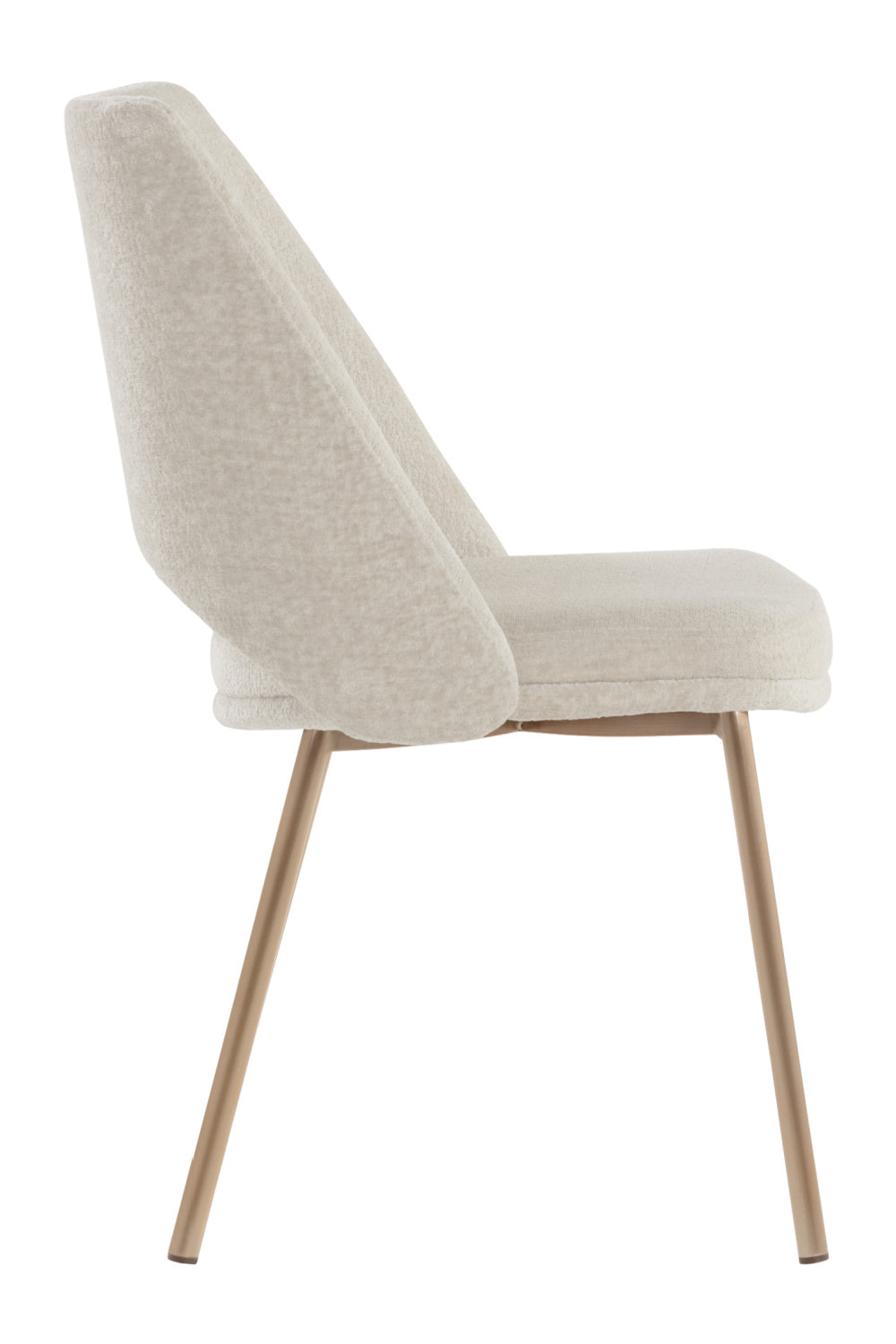 Modern European furniture - Cutout-Back Fabric Dining Chairs (2) - www.oroa.com