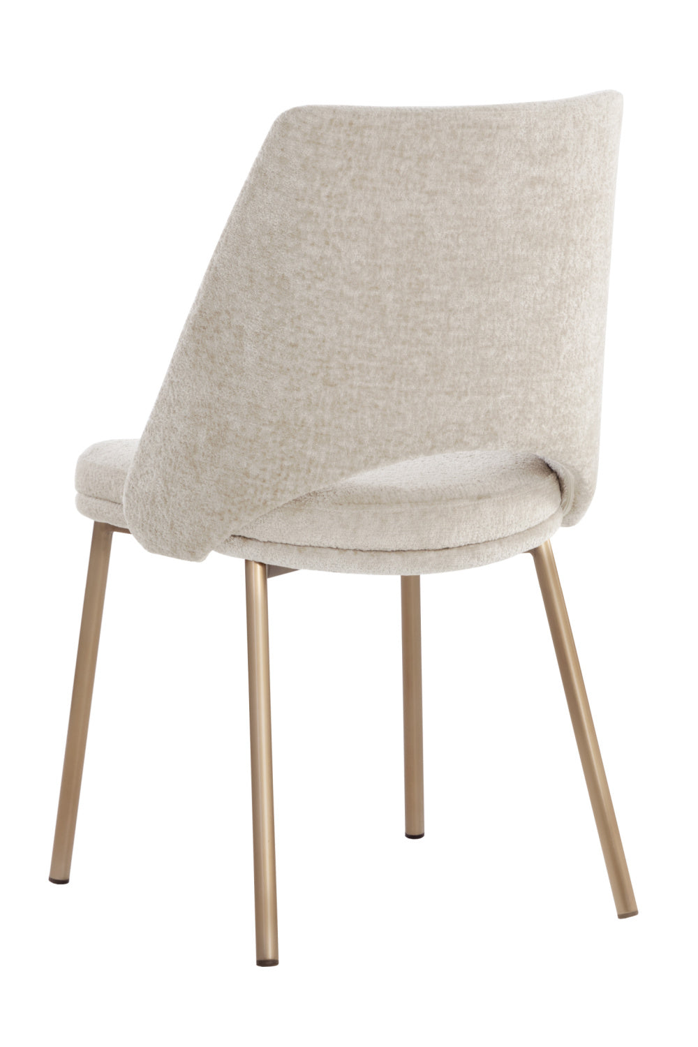 Modern European furniture - Cutout-Back Fabric Dining Chairs (2) - www.oroa.com