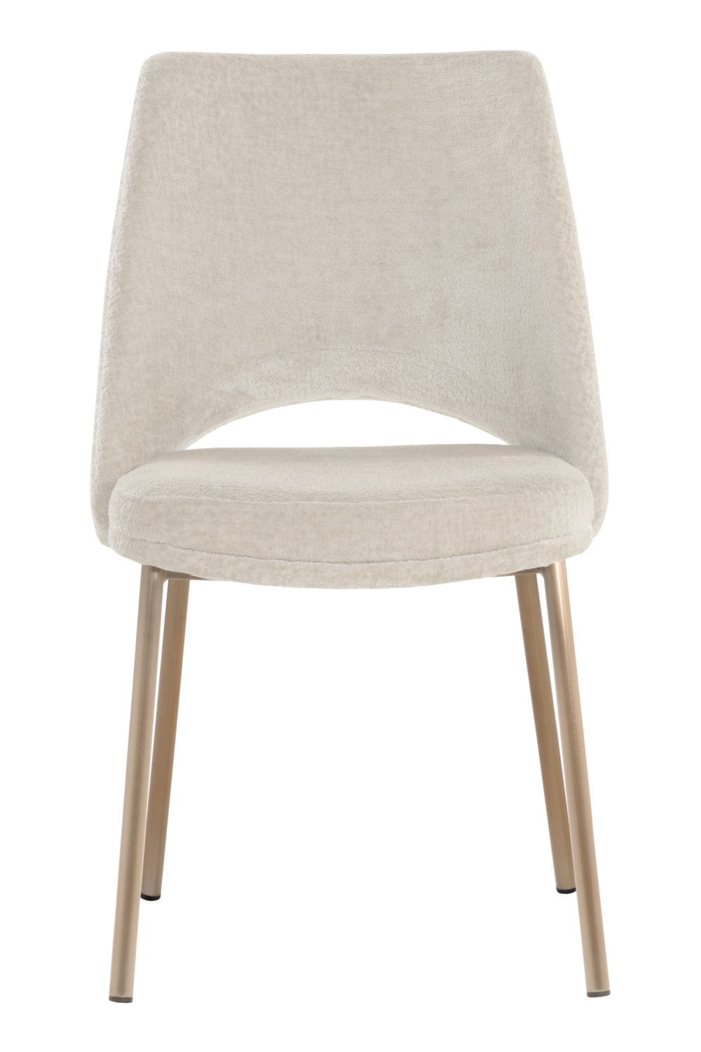 Modern European furniture - Cutout-Back Fabric Dining Chairs (2) - www.oroa.com