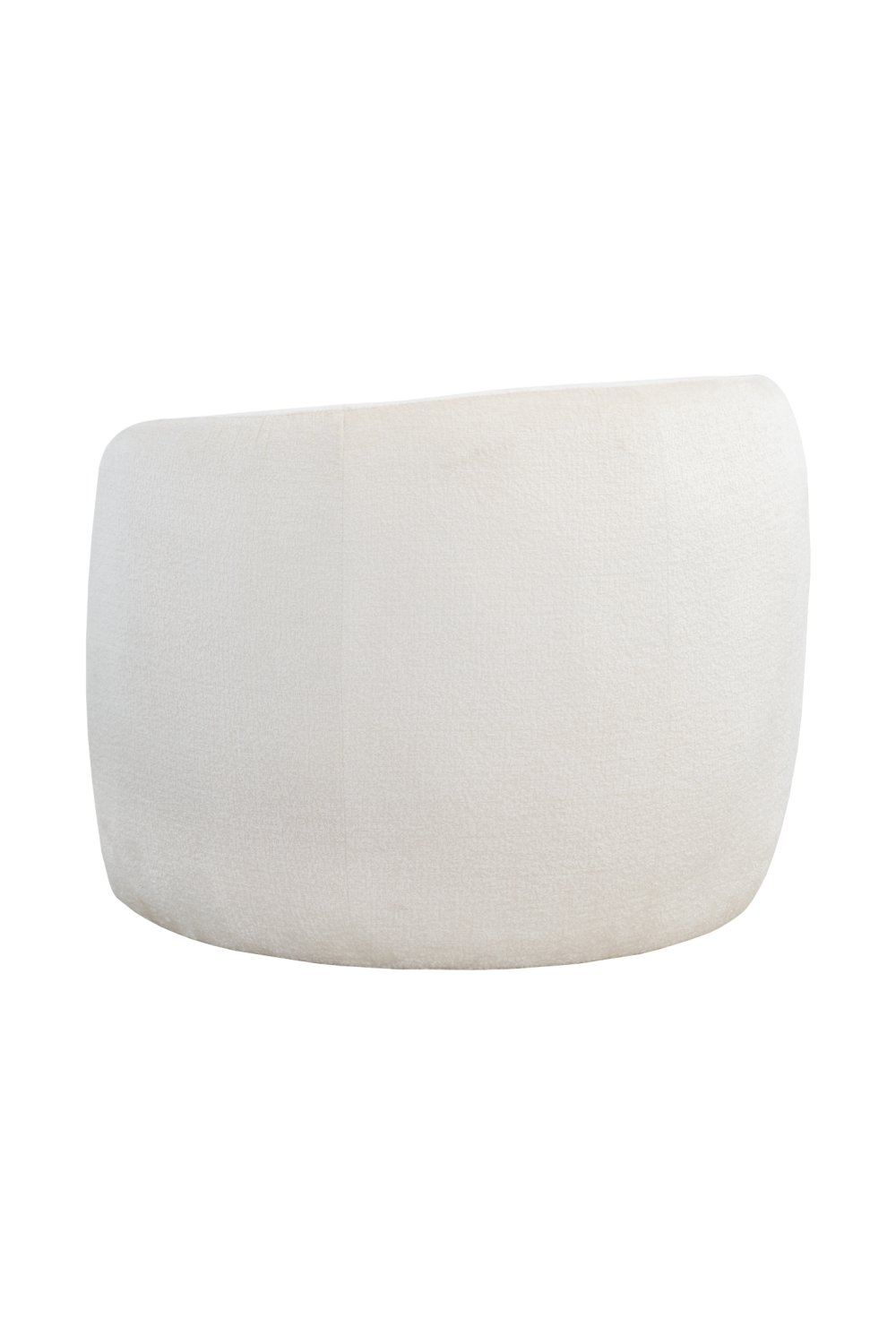 White Curved Lounge Chair by Splendido Mircea Accent Chair, alternate view 5
