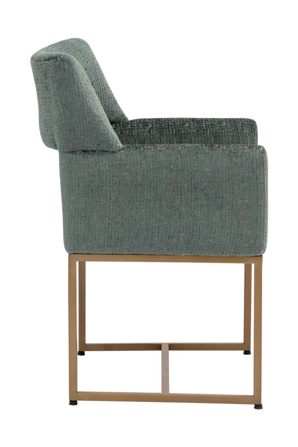 Teal Cutout-Back Dining Chair by Splendido Greco, alternate view 4