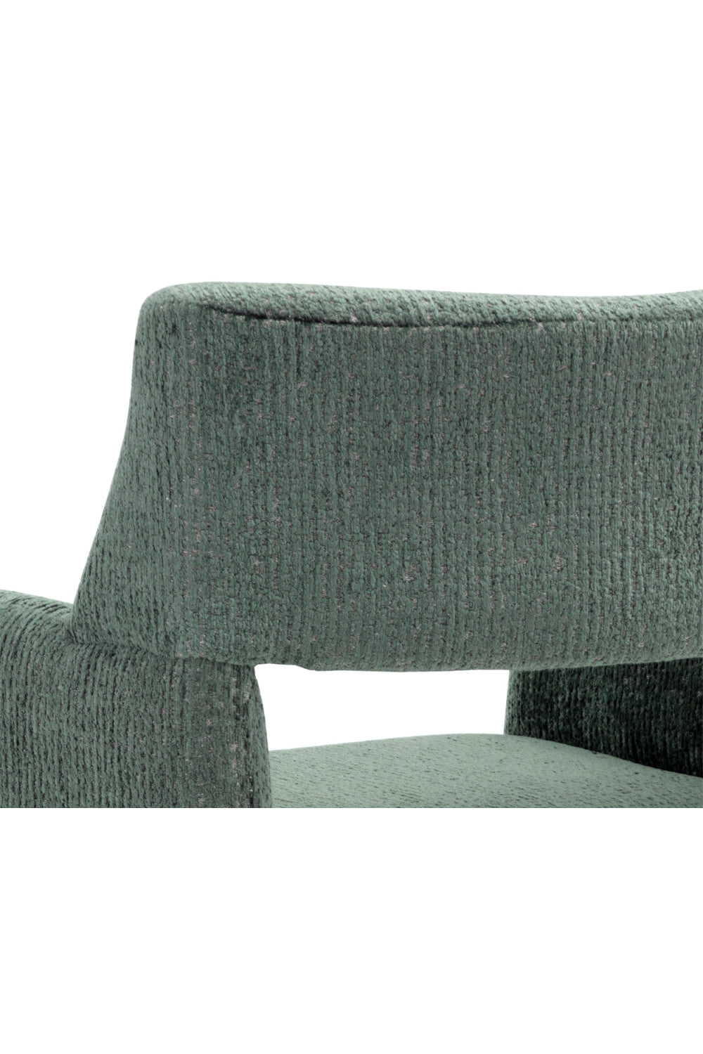Teal Cutout-Back Dining Chair by Splendido Greco, alternate view 7